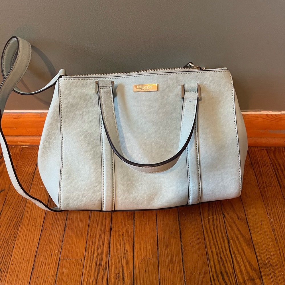 Kate, spade light blue satchel